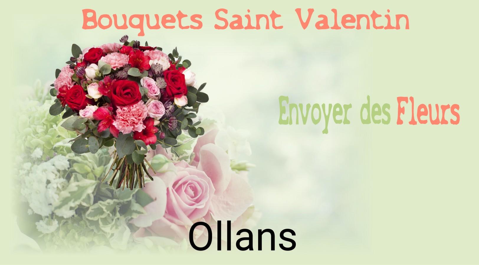Roses de Saint-Valentin livrées à Ollans